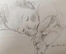 大切な方の優しい笑顔を鉛筆スケッチ致します お写真を優しい雰囲気のある作風にスケッチします。 イメージ10
