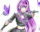 アイドル生誕Tシャツイラスト作成します 似顔絵感なイラストでメロい立ち絵イラストを作成 イメージ4