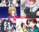 透明感のあるイラスト、キャラデザ受付ます Vtuberキャラデザ、動画サムネイル、1枚絵 イメージ3