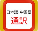 中国語⇔日本語の通訳を行います 事前相談回数無制限-ご納得頂けるまで御相談させてください！ イメージ1