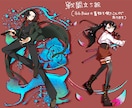 御希望のイラストを描かせていただきます （立ち絵からアイコン、ミニキャラなど） イメージ5