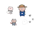 可愛いラインスタンプを作成します ゆるふわ・可愛いスタンプ作成します！ イメージ3