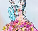 写真を元にアナログで可愛い似顔絵を描きます snsのアイコンでお困りのあなたへ イメージ3