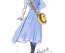 ファッションポートレート描きます あなたの装いが、一枚のアートになる。 イメージ5