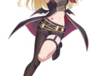 アニメ塗の立ち絵イラストを制作します まるでアニメ公式のイラストのような仕上がり イメージ3