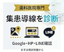 歯科医院の集患導線を診断して改善点をレポート化ます HP・Google・LINE見直し、予約につながる改善点整理 イメージ1