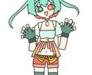 カートゥーン調の全身立ち絵描きます ちょっと変わった絵柄が好きな方へ イメージ4