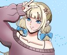 LINEやSNSなどのアイコンを描きます 色んな系統のイラストを描きます。得意なのは中性美形です。 イメージ2