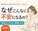 チャット相談愛着パターン分析からお悩み寄り添います あなたと相手の反応パターンを整理しお悩みの解決を見つけます イメージ1