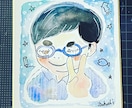 似顔絵描きます 水彩画で似顔絵(人、ペット)描きます♪ イメージ2