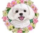 ペット×誕生花のイラスト描きます ペットと誕生花を組み合わせたイラストをお届けします イメージ5