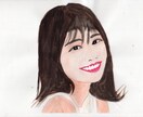 似顔絵水彩画の手描きの作品ですます 一品一品手描きの作品です水彩画です イメージ3