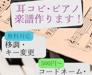 ヤマハ講師歴7年がピアノソロ・伴奏譜を作成します クオリティ重視！プロの知識で採譜します イメージ1