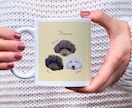 ペットの似顔絵イラストをマグカップにします 犬・猫のうちの子グッズをオーダーメイドで制作 イメージ8