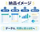 Excel・CSVデータを分析・可視化します 統計検定準1級｜集計・グラフ・考察まで納品 イメージ2