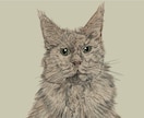即日納品可能、画像を参考に鉛筆スケッチを描きます 画像を元にスケッチ画から全面カラーの絵画まで心温まる物に。 イメージ6