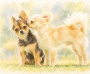 お写真をふんわり優しい水彩画風にします 大切な思い出を優しいアートに♪ イメージ3