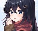 かわいいイラストのアイコン描きます かわいいバストアップのアイコンをSNSで使ってみませんか？ イメージ2