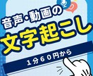 音声・動画を正確に文字起こしします 格安料金で高品質。音声を価値ある文字資産に イメージ9