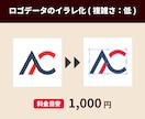 AI生成ロゴをイラレベクターデータに変換します 【商用利用対応】印刷も安心なAI・EPS形式へ綺麗にトレース イメージ2