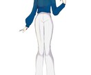 可愛い女の子のイラスト描きます 心を込めてSNSアイコン・立ち絵イラスト描きます！ イメージ2