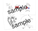 ステッカーやロゴ、SNS用のイラスト作成をします 【イラストデータが必要な方へ】 イメージ1