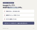Googleマップのお店の情報を整えます 写真・説明文・営業時間・メニューを、選ばれる形に イメージ2