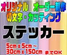 カッティング・切文字ステッカー制作しお届けします 画像からのデータ作成も可能です イメージ1