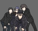 写真をイラストにします こだわりの丁寧さで、特徴を掴んだスッキリお洒落なイラストへ イメージ1