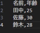 CSV整形ツール｜不要列を削除して加工ます PythonでCSVを整形して業務効率化します イメージ2