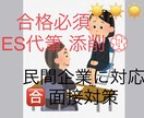 合格！民間ES・面接対策！納得価格で提供します 民間面接対策とESの代筆、添削を行います^_^ イメージ1