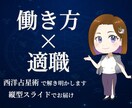 転職や適職のヒントを占星術で鑑定します 読みやすい縦型スライドでお届け！ イメージ1