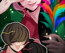 理想の夢絵お描きいたします お求めやすい価格＆高クオリティでの納品をお約束いたします☺︎ イメージ2