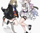 立ち絵を制作いたします 目を惹くイラストの制作を心がけております！ イメージ7