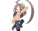 キャラクターイラストを描きます 動画、アイコン、ヘッダー、使いたいところに応じて！ イメージ4