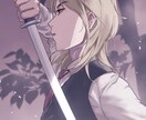 イケメンイラストをお描きします 商用OK  一枚絵・書籍表紙・歌ってみた ・立ち絵等 イメージ3