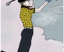 挿絵描きます 都会の日常に溶け込むシンプルイラスト イメージ1