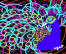 カラフルな動物・ペットのイラスト描きます インパクトのあるイラスト描きます イメージ10