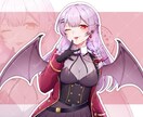 立ち絵、サムネ、グッズ用、一枚絵など描きます コテキャ、Vtuberさんにもぴったりです！ イメージ4