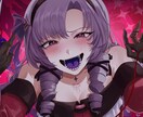 歌ってみたの動画用イラスト・サムネイルを描きます 元の絵柄に寄せつつキャラの魅力を引き出したイラスト描きます イメージ1