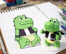 子どもの絵を立体化｜オーダーメイドフィギュア作ます 誕生日・成長記念・卒園卒業祝いに。完全手作りの一点物です イメージ3