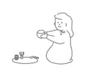 ほんわかした生活感のある人物を描きます シンプルでかわいらしい子供の絵が得意です！ イメージ2