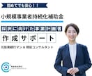小規模事業者持続化補助金の事業計画書を作成します 【コンサル x 投資銀行】短納期で高品質な事業計画書の作成 イメージ1