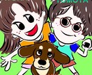 ポップでカラフル似顔絵アイコン描きます モノクロやシンプル系などもご依頼に合わせて対応いたします。 イメージ4