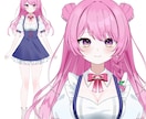 Vtuberモデルを高クオリティで制作します パーツ分けからモデリングまで一括制作できます！ イメージ2