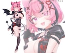 女の子のキービジュアル描きます 配信活動、TRPG等、様々なジャンルに対応します イメージ4