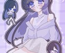 平成ポップな一枚絵描きます 可愛い女の子を描くのが得意です❕ イメージ2