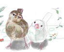 水彩画風などの動物・植物のイラストをお描きします ご要望に合わせた1点もののイラストを作成します イメージ1