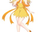 キラキラで萌え系な立ち絵制作します 女児アニメのようなキラキラしたカワイイ女の子が得意です！ イメージ8