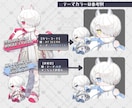 即日納品！10代男女無性のキャラクターを販売します SD付き！あなたカラーで今日から配信・SNS活動をスタート イメージ4